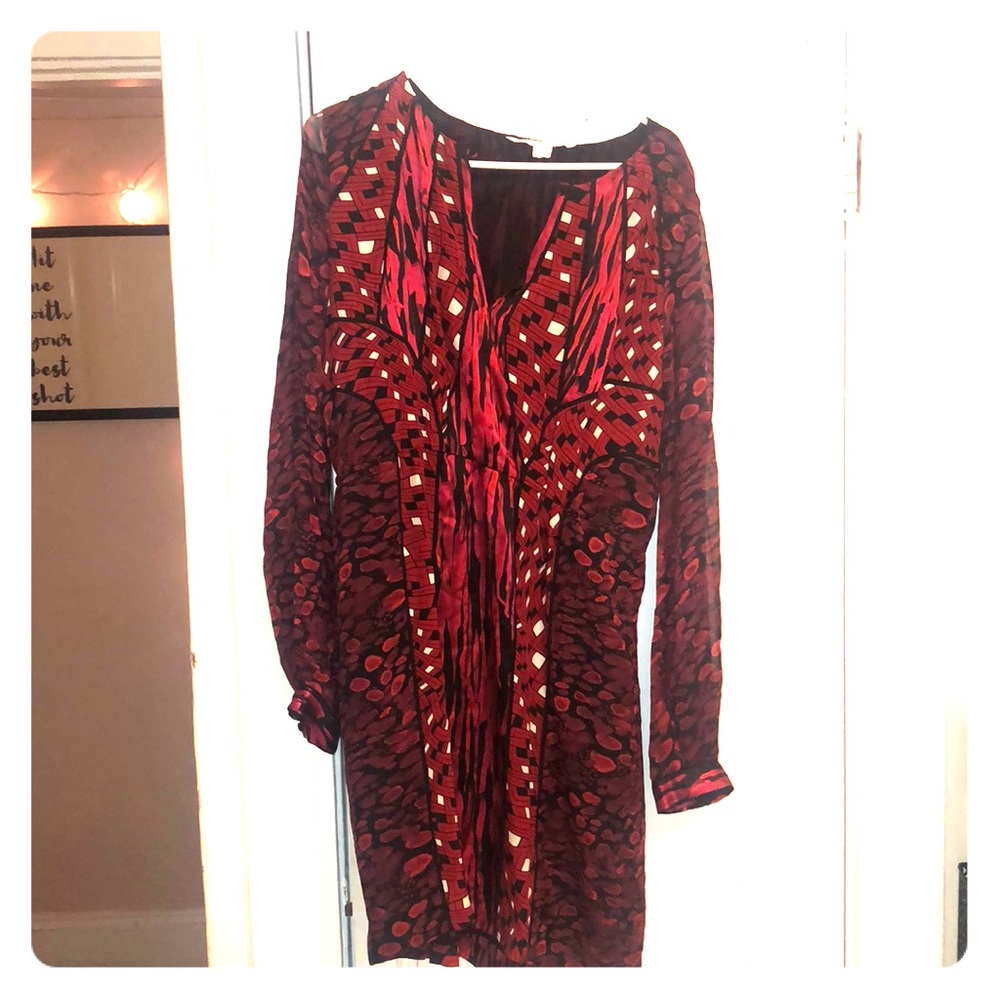 Printed DVF dress